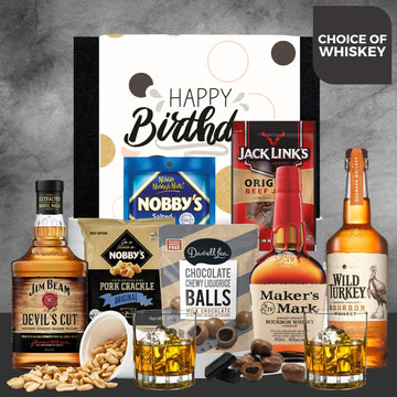 Bourbon Birthday Hamper for Him - Tastebuds