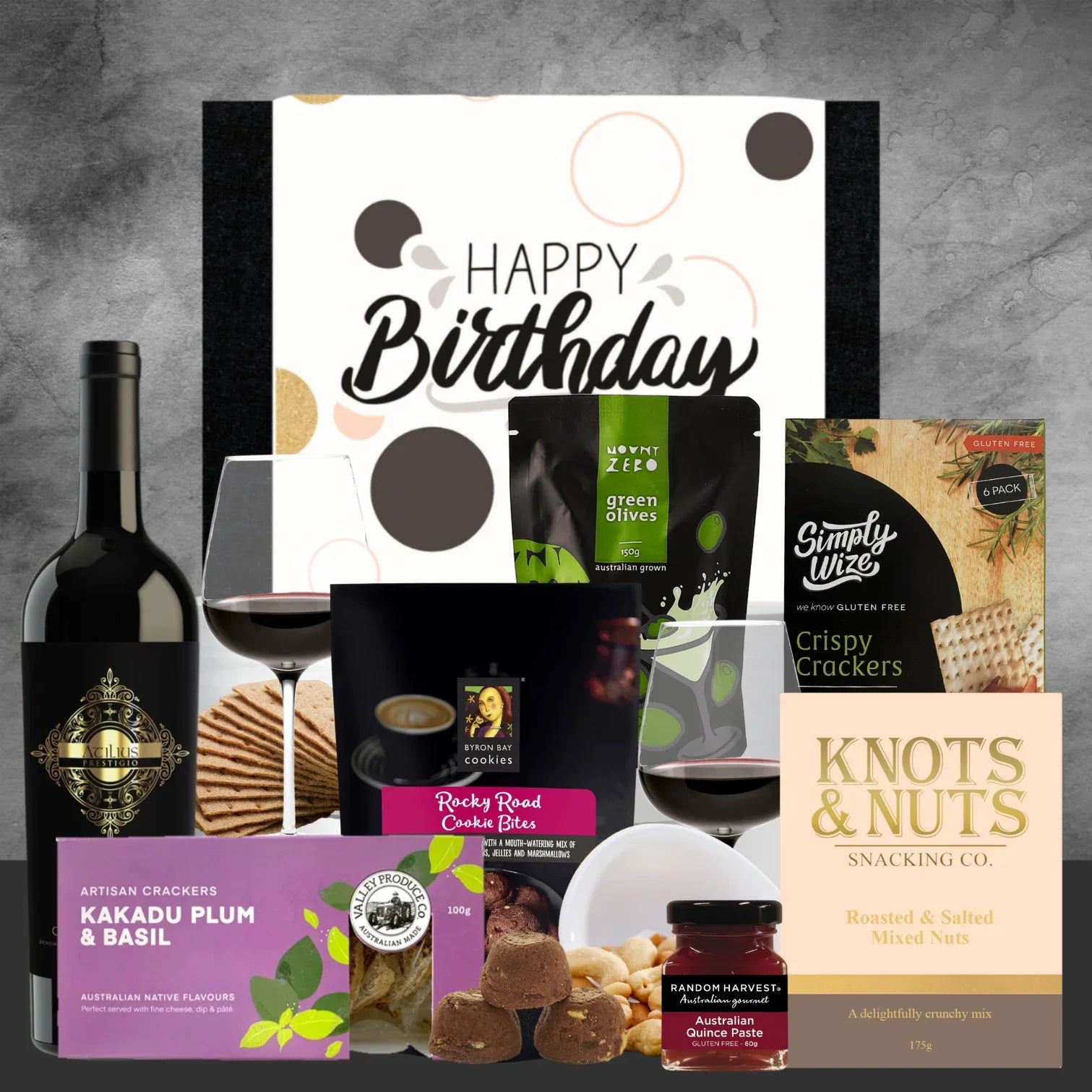 Chianti Red Wine Birthday Hamper - Tastebuds