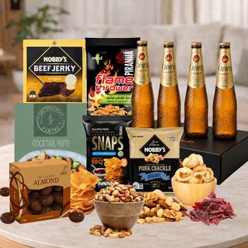 Crown Beer & Snack Gift Hamper