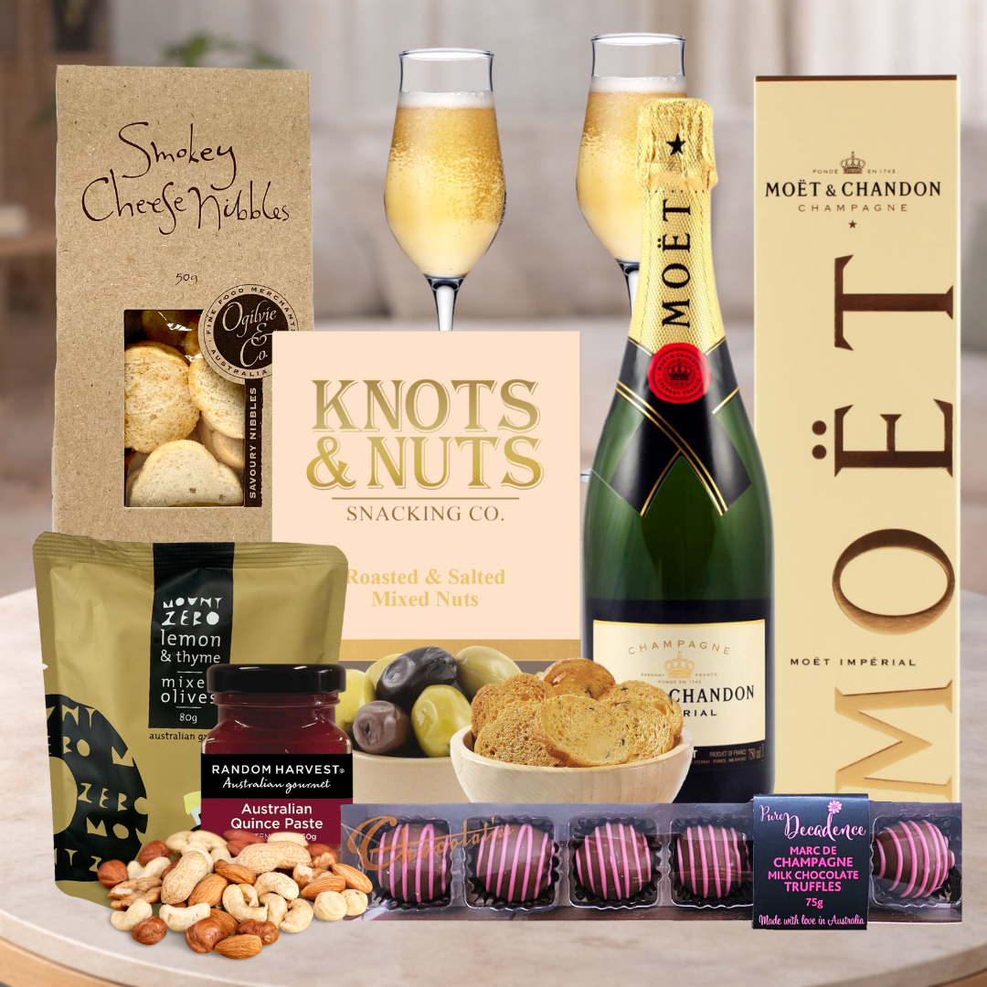 Moet Champagne and Food Hamper