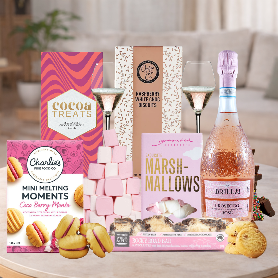 Sparkling Rose Birthday Hamper For Her