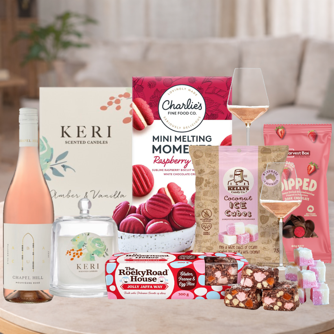 Rose Wine and Chocolate Hamper
