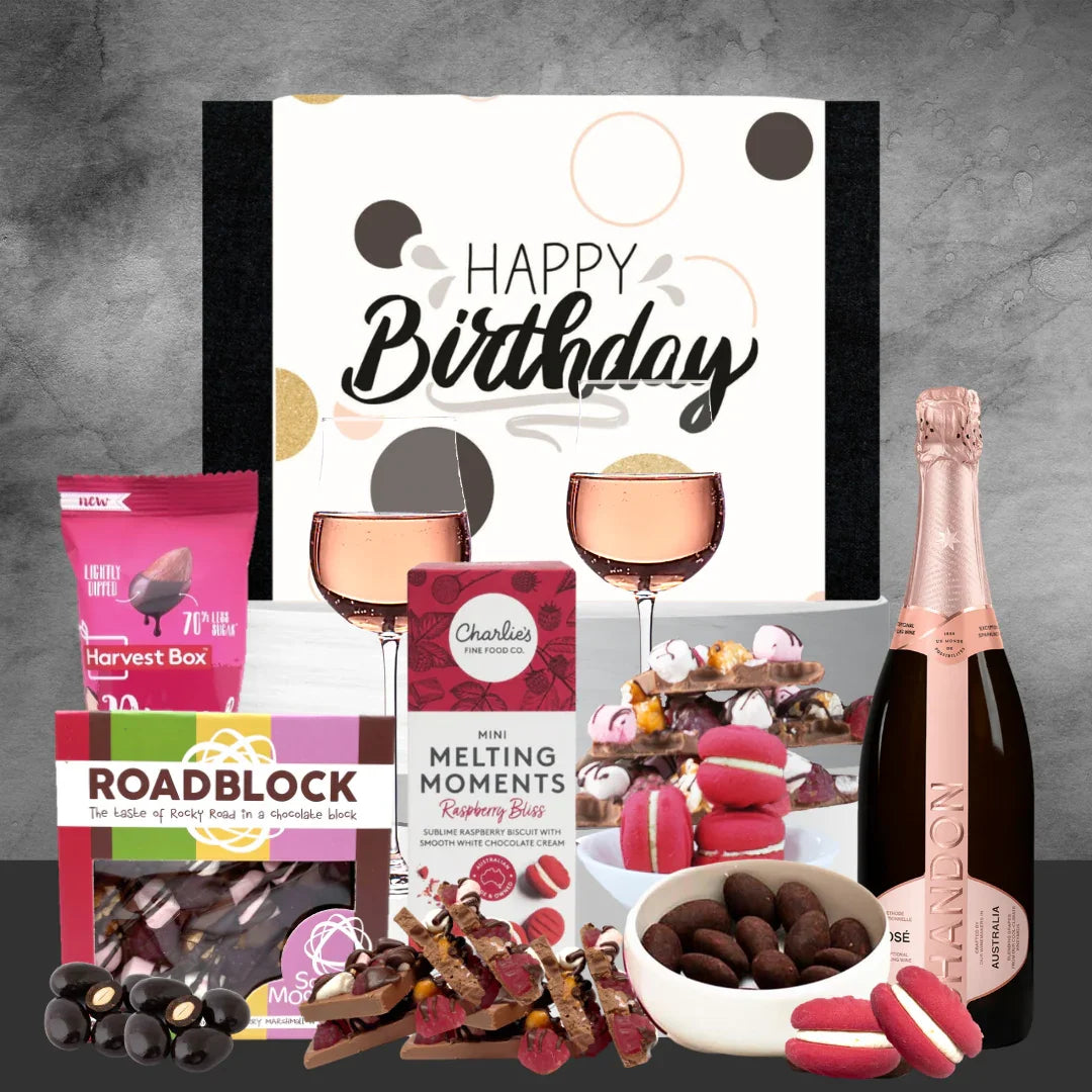 Wine & Chocolate Birthday Hamper - Tastebuds