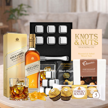 Johnnie Gold Gift Basket for Guys