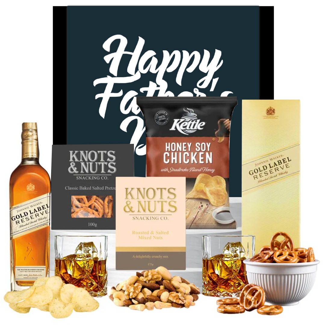 The Johnnie Walker Gold Hamper For Dad - Tastebuds