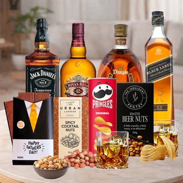 Father's Day Whisky & Snack Hamper
