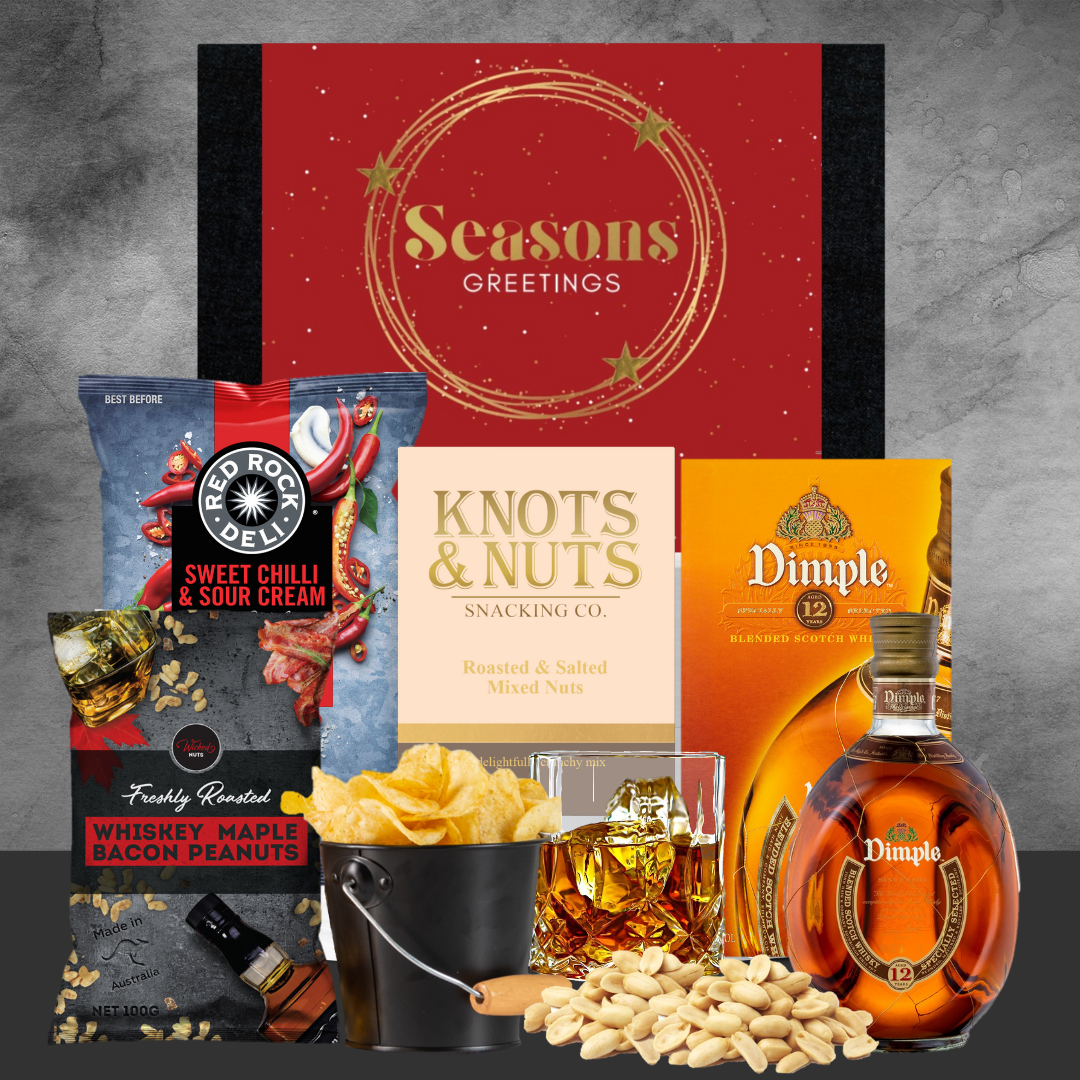 Whiskey & Snack Christmas Hamper