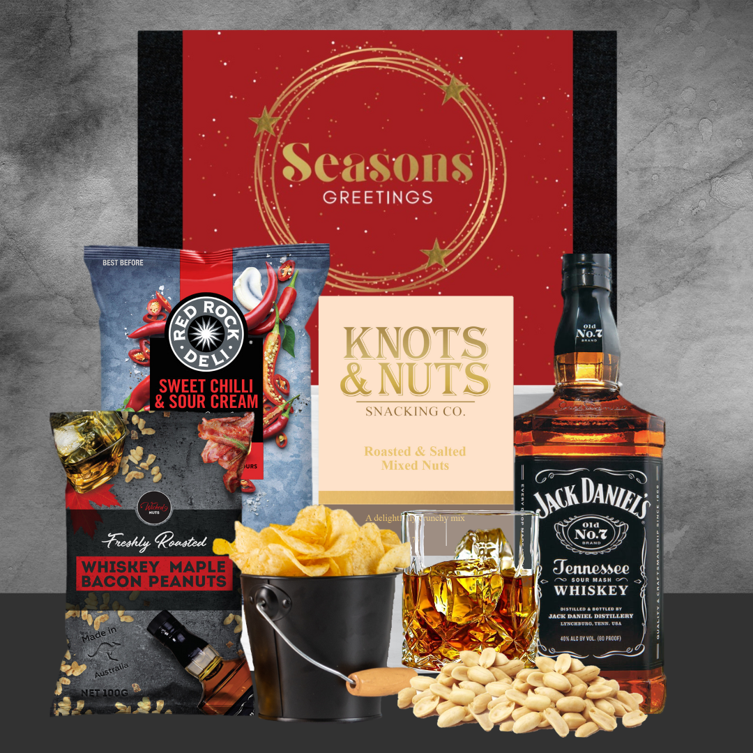 Whiskey & Snack Christmas Hamper