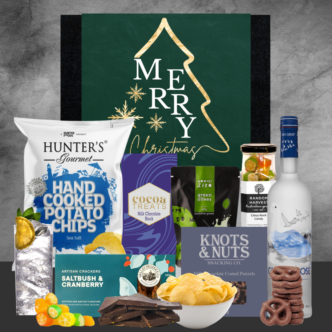 Vodka & Snacks Christmas Hamper