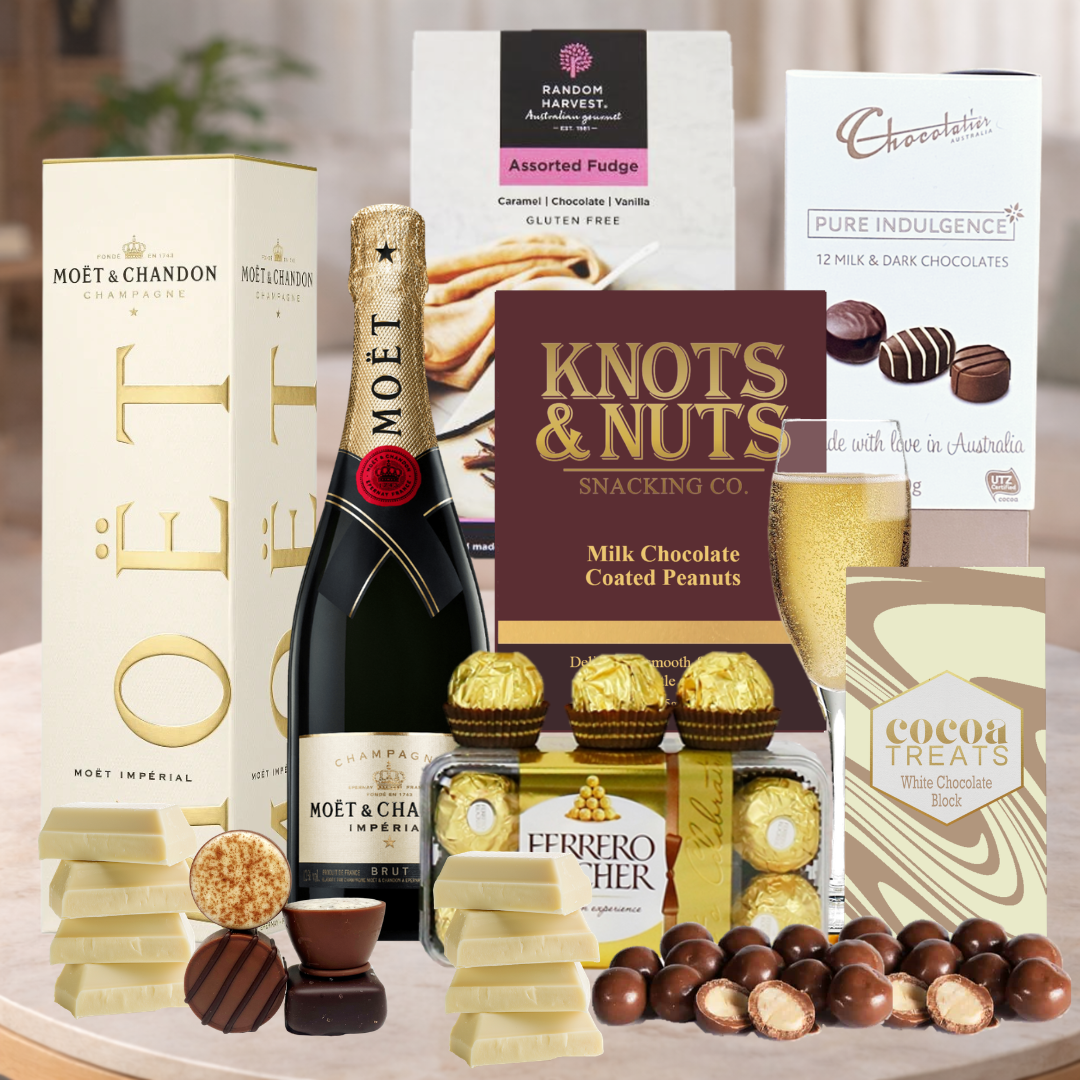 Moet Champagne & Ferrero Hamper