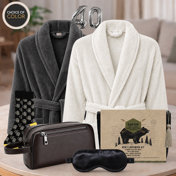 Happy 40th Plush Robe & Snacks