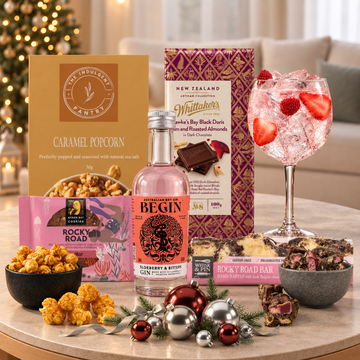 Christmas Pink Gin Treat Hamper