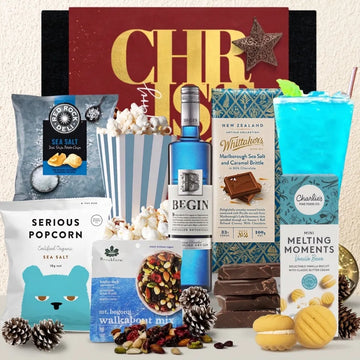 Christmas Blue Gin Treat Hamper