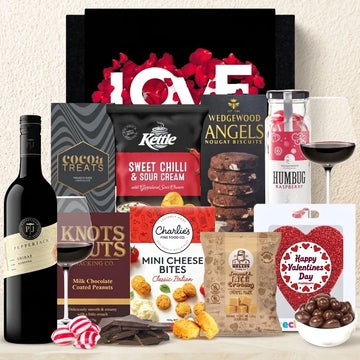 Valentines Red Wine & Chocolate Hamper