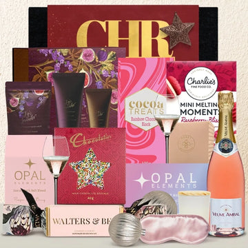 Sparkling Rose Christmas Hamper For Her