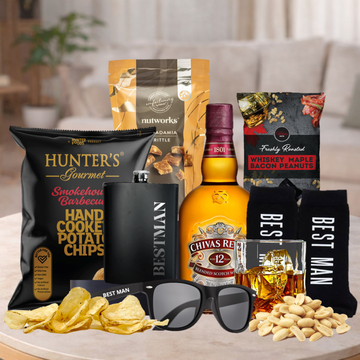 Best Man's Whisky & Flask Hamper