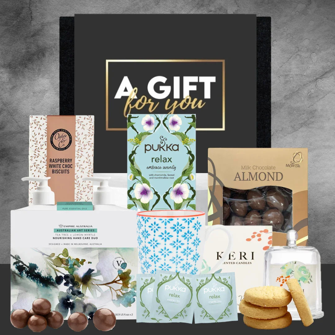 Cozy Tea Time Selfcare Hamper - Tastebuds