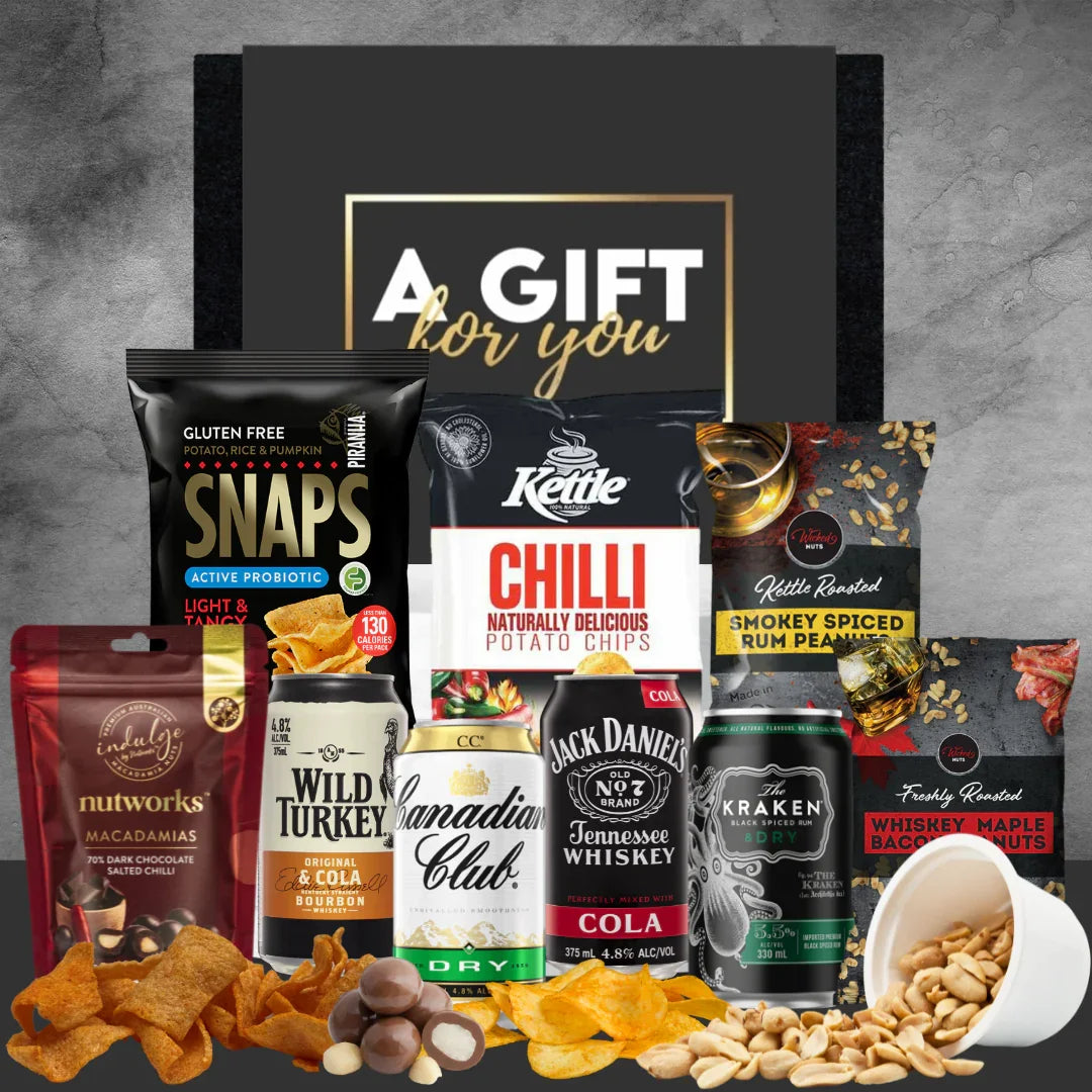 Whisky & Rum Hamper Gift For Him - Tastebuds
