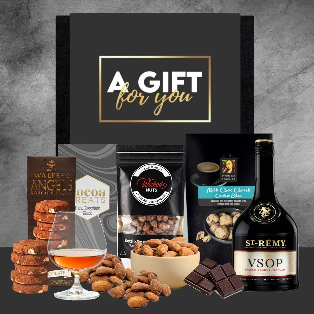 Brandy Gift Baskets for men - Tastebuds