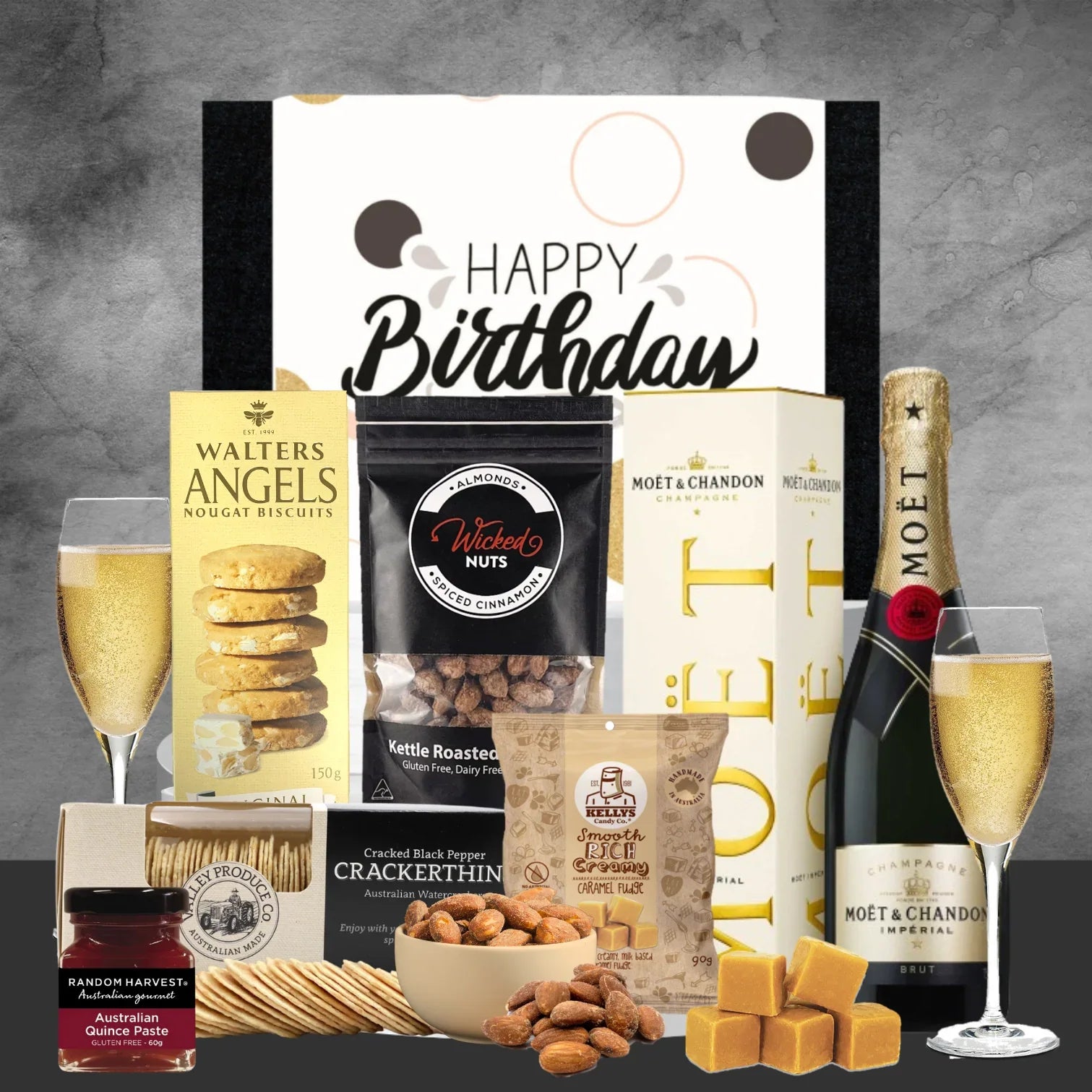 Luxury Moet Birthday Hamper - Tastebuds