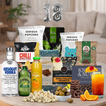 Happy 18th Absolut Vodka Gift Hamper