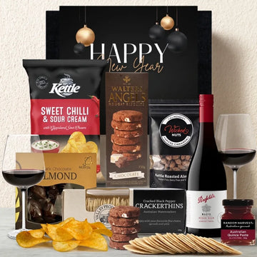 New Year Red Wine Gift Hamper