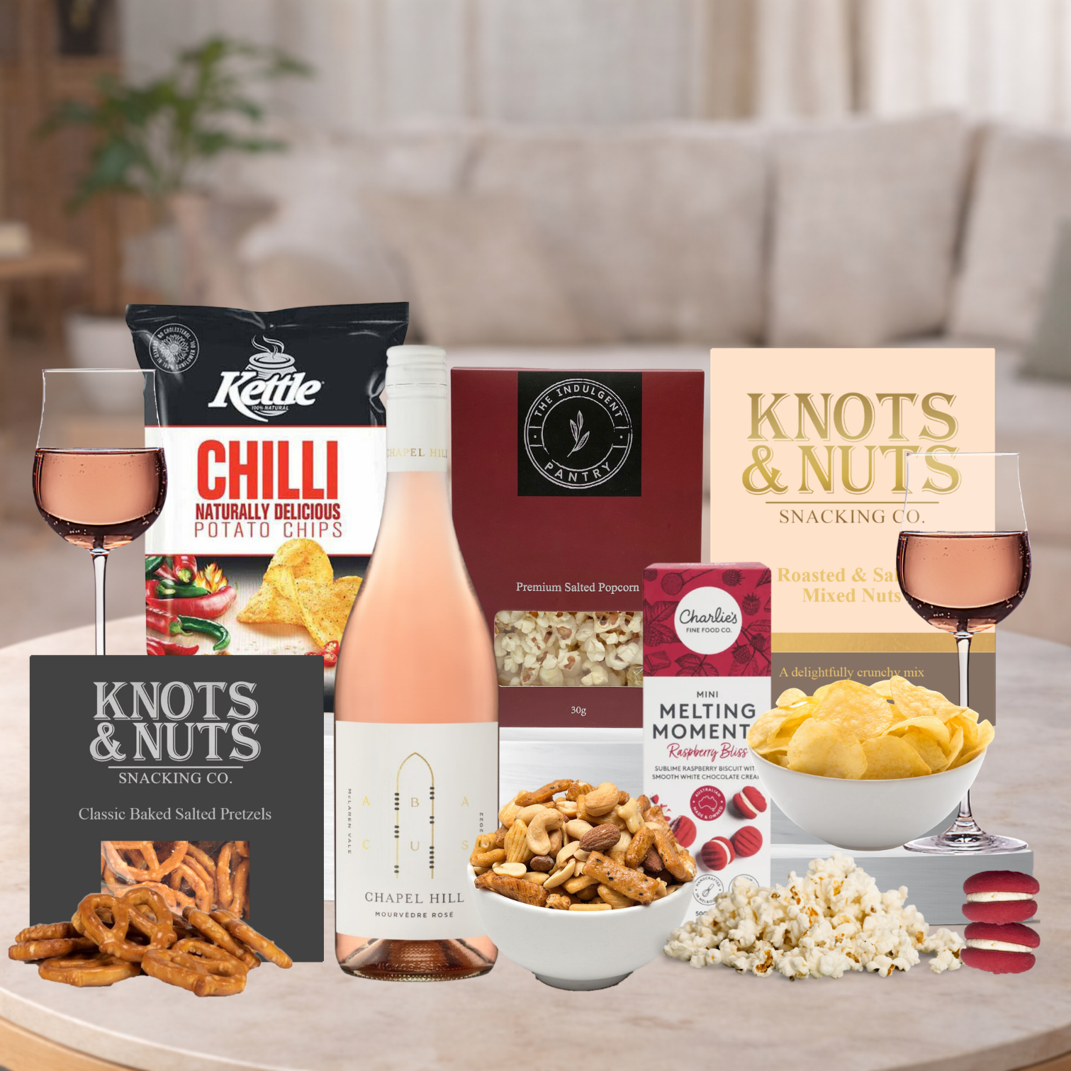 Rose & Savoury Snack Hamper