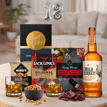 Happy 18th Wild Turkey Bourbon Gift Hamper