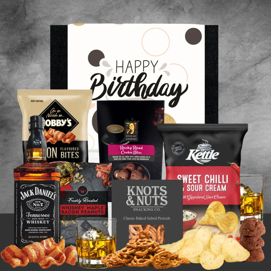 Jack Daniels Whisky Birthday Hamper For Him - Tastebuds
