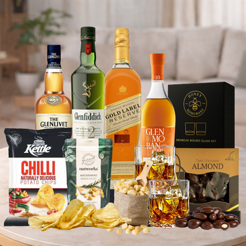 Premium whiskey Gift Basket for Men