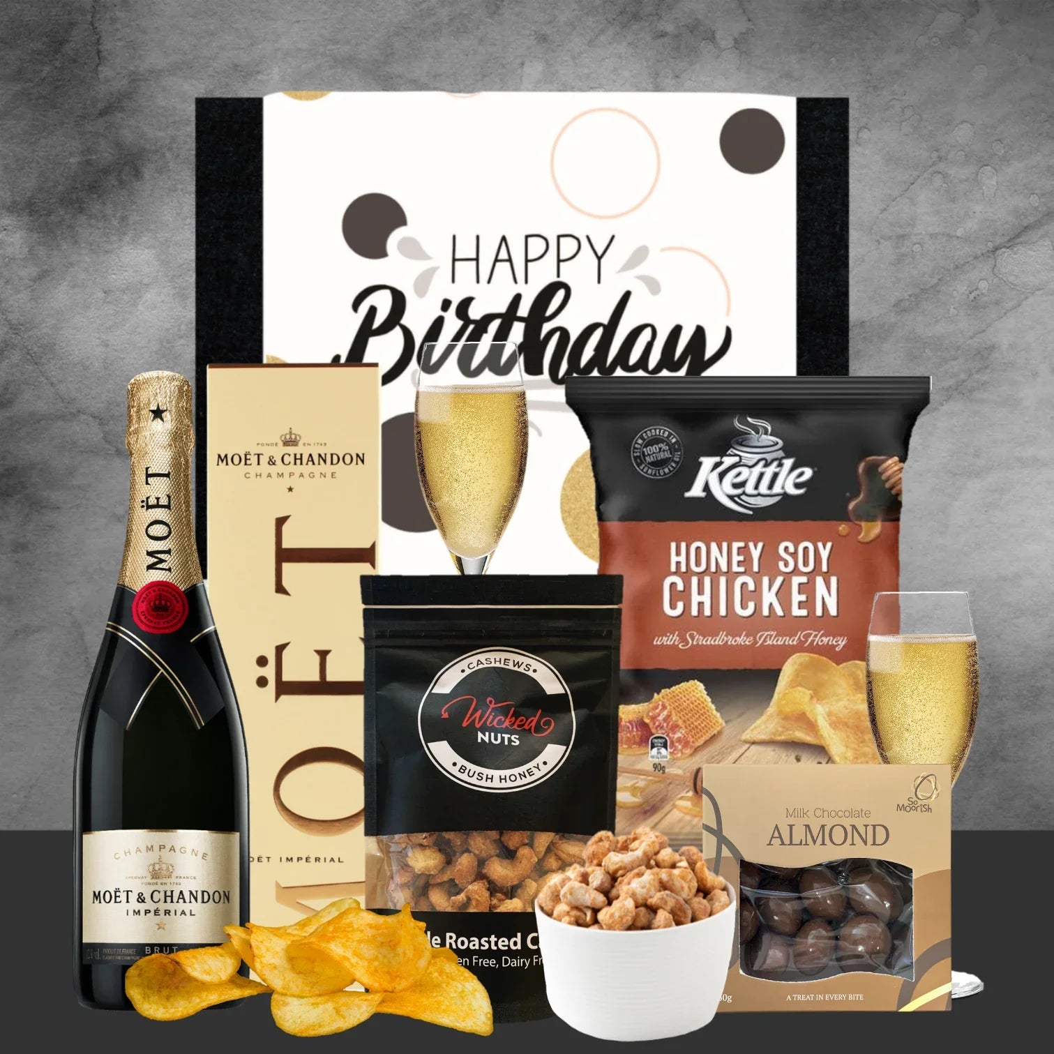 Champagne Birthday Hamper For Her - Tastebuds