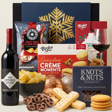 Red Wine Christmas Hamper For Her