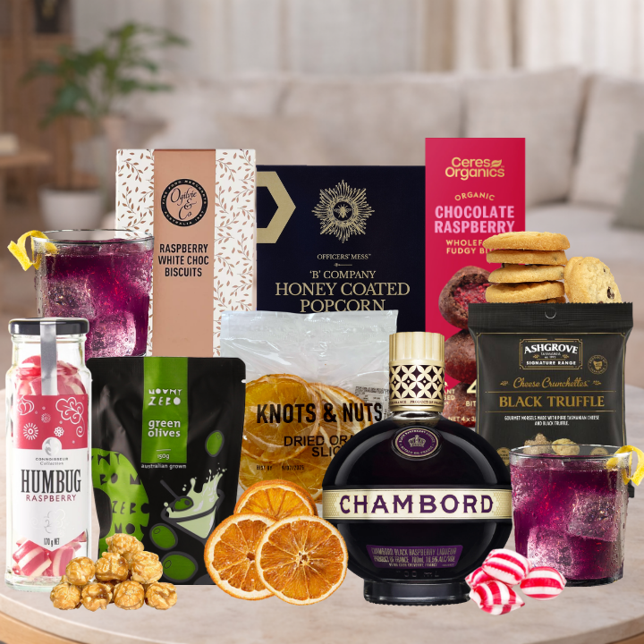 Cocktail Hamper with Chambord Raspberry