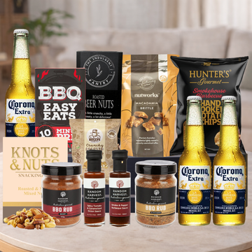 New Year BBQ & Beer Gift Basket for Him