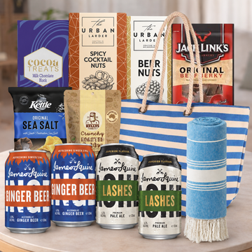 Beer & Beach Tote Gift Hamper