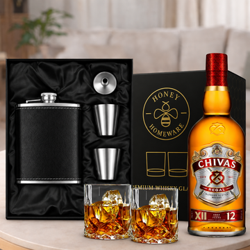 Chivas Regal Whisky & Flask Gift Hamper