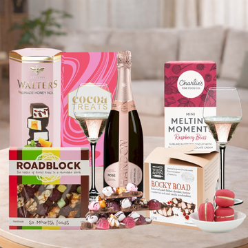 Her Sparkling Rose Gift Basket