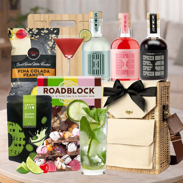 Mixology Cocktail & Snack Gift Basket