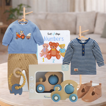 Baby's Blue Birthday Hamper