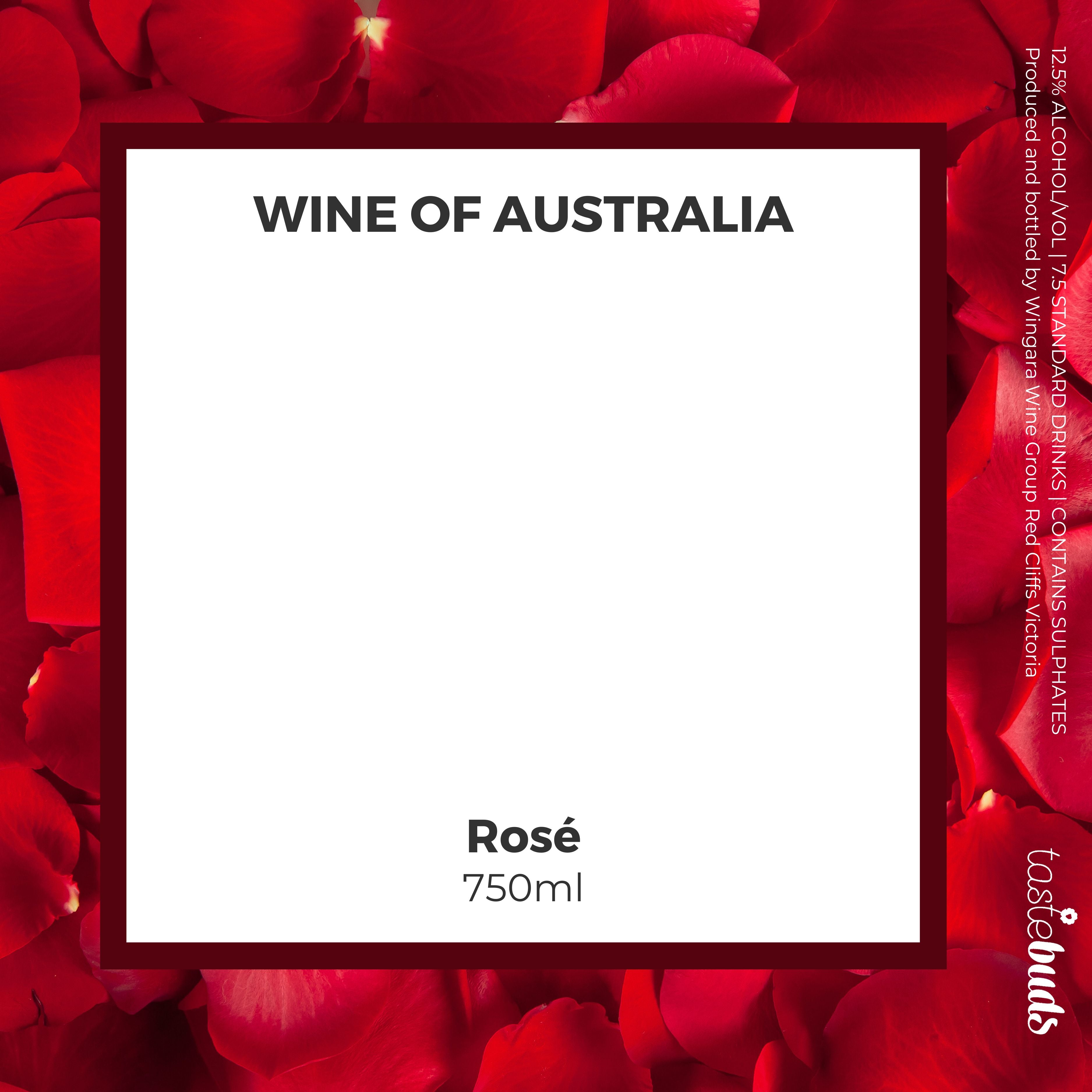 Rose Wine Label 07 - Tastebuds