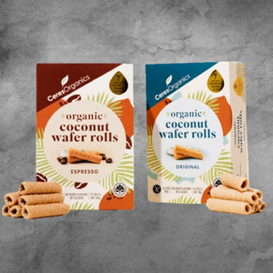 Ceres Organics Coconut Wafer Rolls 80g - Tastebuds
