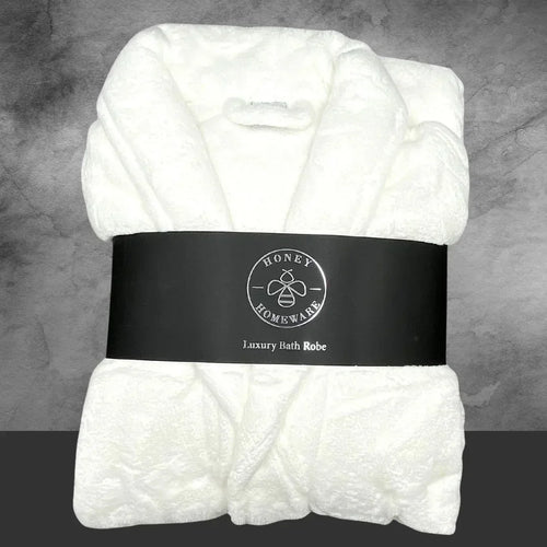Honey Homeware White Luxury Bathrobe