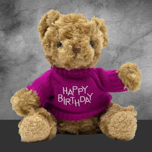 Happy Birthday Pink Teddy Bear - Tastebuds