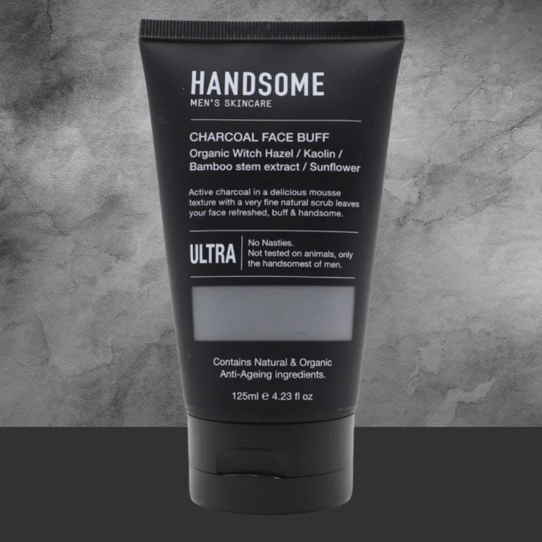 Handsome Men's Charcoal Face Buff 125ml - Tastebuds