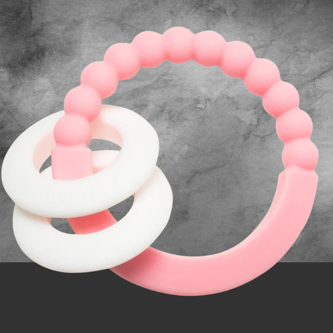 Winibeads Pink/White Teether - Tastebuds