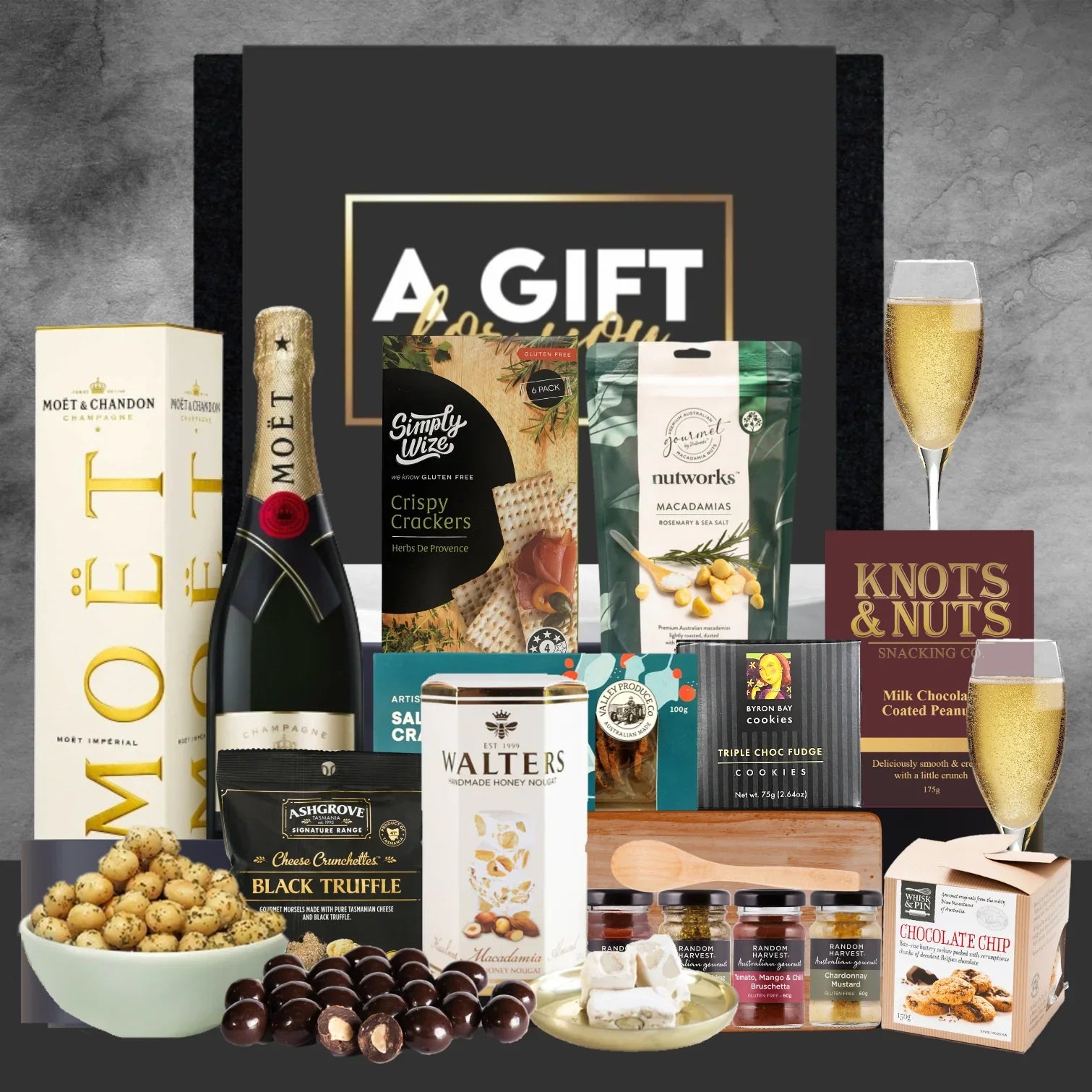 Moet Gift Basket For Her - Tastebuds