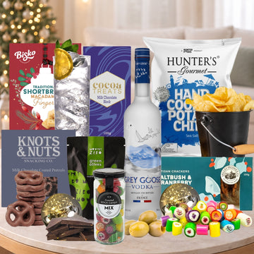 Vodka & Snacks Christmas Hamper