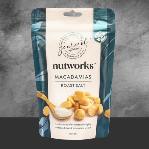 Nutworks Rosemary & Sea Salt Macadamias 75G