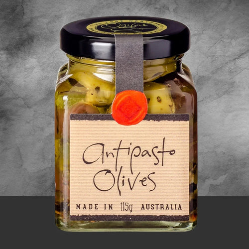 Ogilvie & Co Antipasto Olives 115g
