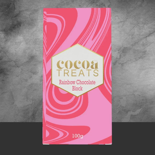 Cocoa Treats Belgian Milk Chocolate Rainbow 100g